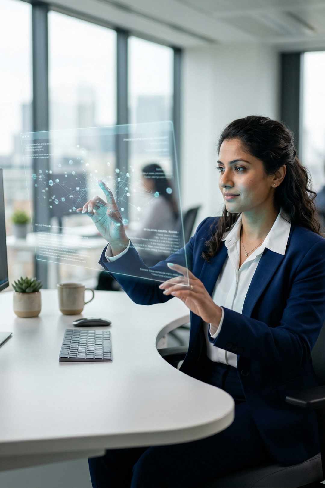 ai-professional-woman-holographic-freevisuals